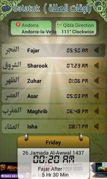 Salatuk (Prayer Times) screenshot 1
