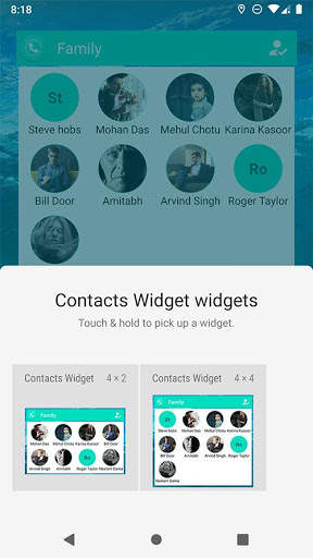 Speed Dial Contact Widget Free - Quick Call Widget screenshot 14