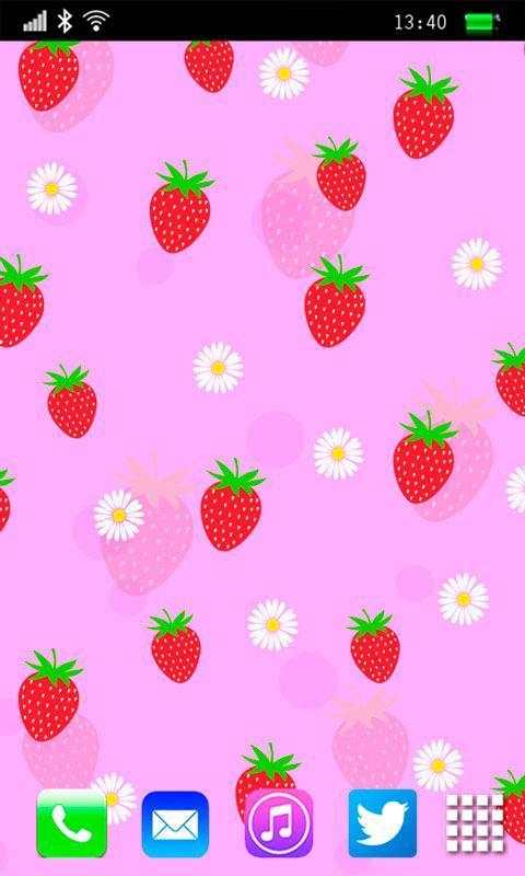 Strawberry Live Wallpaper screenshot 1