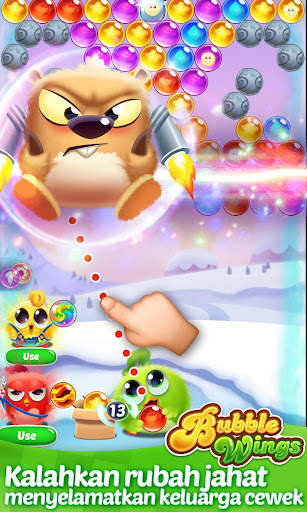 Bubble Wings: bubble shooter screenshot 2