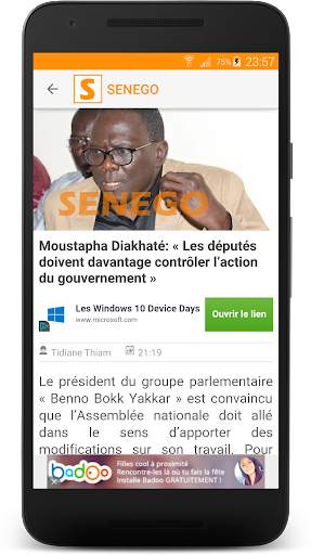 Senego: Notizie in Senegal screenshot 2