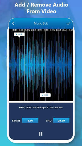 Add Remove Audio From Video : Audio Video Mixer 3 تصوير الشاشة