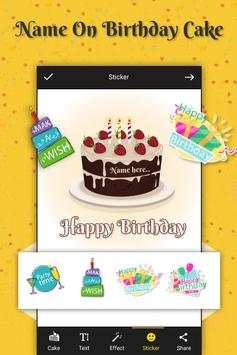 Name On Birthday Cake 4 تصوير الشاشة