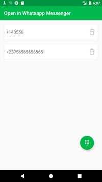 Open Chat in Whatsapp Messenger screenshot 1