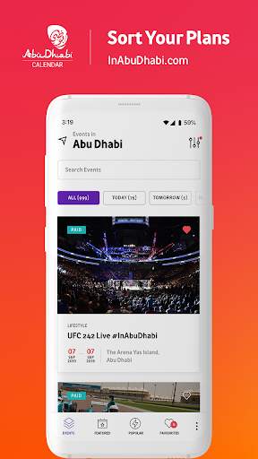 Abu Dhabi Calendar screenshot 1