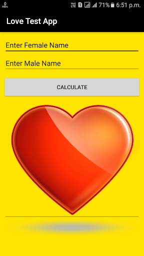 Love Test App screenshot 1