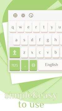 Simple Green Keyboard Theme screenshot 3