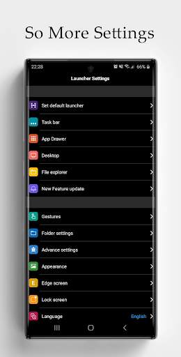Computer Launcher (Dark theme) screenshot 3