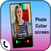 Photo Caller Screen أيقونة