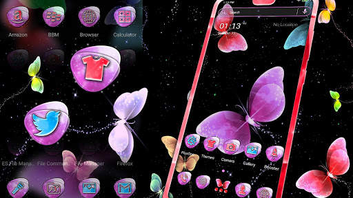 Colorful Butterfly Theme screenshot 1