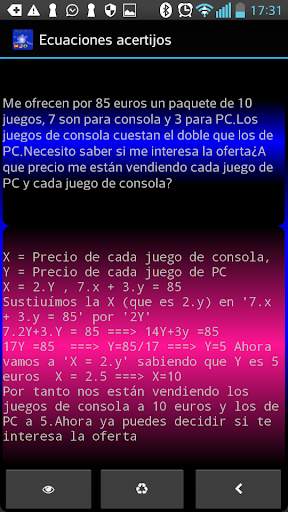 Resolver Ecuaciones con ejemplos de la vida real скриншот 2