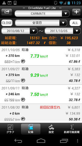 DriveMate Fuel Lite screenshot 2