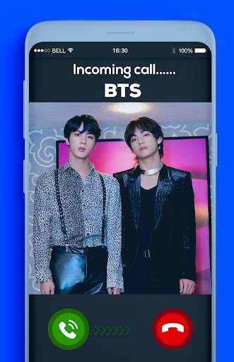 Bts Fake Call App screenshot 4