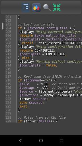 APhpEditor ( Android PHP IDE t screenshot 1