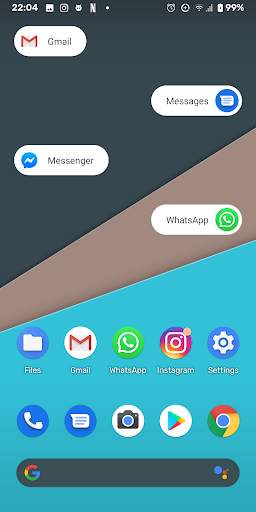 Quick Message Home -SMS/Email/Messenger Widget screenshot 2