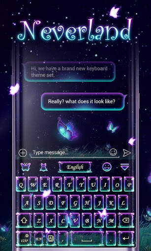 NeverLand GO Keyboard Theme screenshot 1