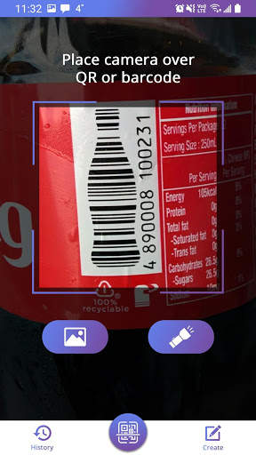 QR Code reader & Barcode scanner screenshot 5