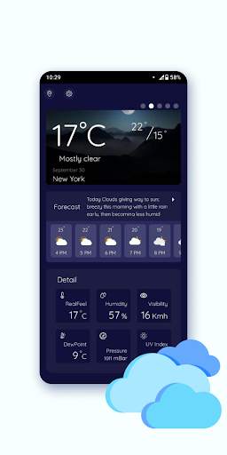 AWeather - Live Weather Forecast App (No Ads) screenshot 1