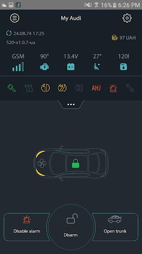MAGNUM GSM car alarm system स्क्रीनशॉट 4