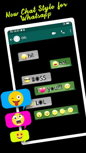 New chat style for whatsApp screenshot 3