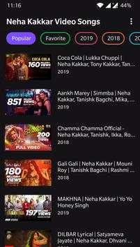 Neha Kakkar Hindi Songs - All New Video Song screenshot 1