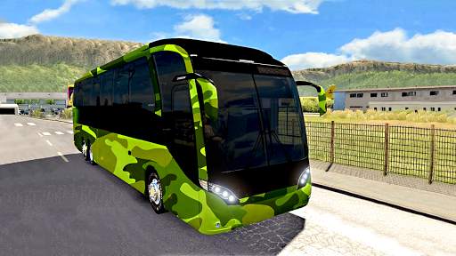 Army Bus Simulator Bus driver Coach bus simulation screenshot 2