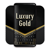 Tastiera di lusso nera icon