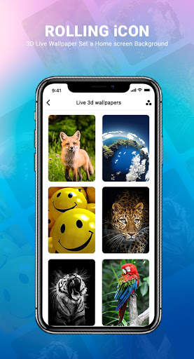 Rolling Icon - 3D Live Wallpaper & Launcher 2020 screenshot 4