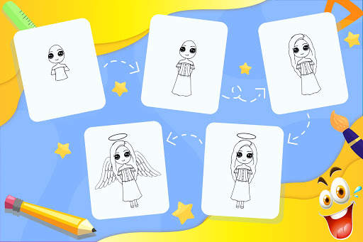 Learn How to Draw Cute Girls screenshot 4