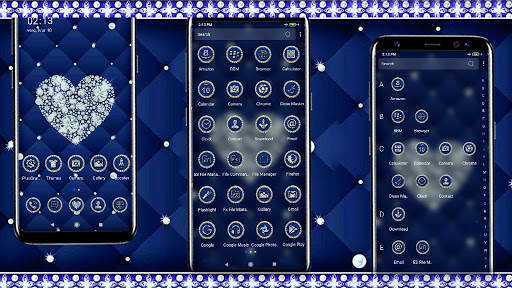 Diamond Heart Launcher Theme screenshot 3
