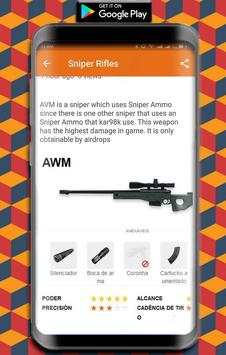 All Weapon Guide for Free Fire screenshot 8