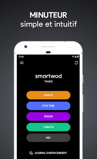 SmartWOD Timer - Minuteur WOD screenshot 1