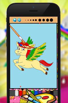 Unicorn Horse Coloring Book screenshot 4