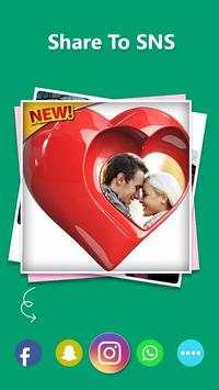 Love Photo Frame in Heart screenshot 4