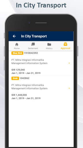 Metrodata ESS screenshot 2