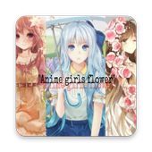 Anime Girls(anime With Flowers)🎉 icon