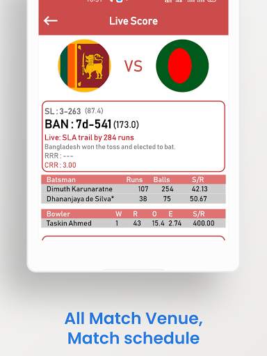 Live cricket 2021 : Live Stream Score App screenshot 18