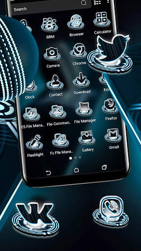 Cricket Sci-Fi Launcher Theme screenshot 2