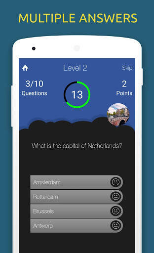 World Capitals Quiz Game: Test Your Knowledge screenshot 1