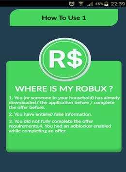 Free Robux Counter screenshot 2