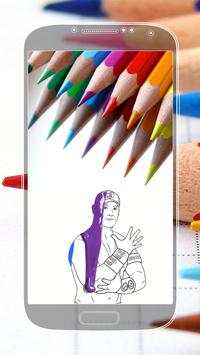 Coloring Book for WWE स्क्रीनशॉट 2