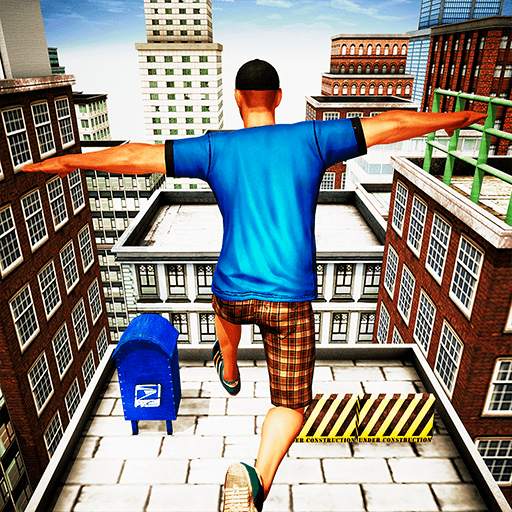 City Parkour Sprint Runner Simulator: Rooftop Game 0.5