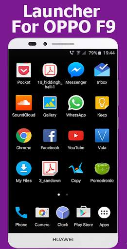 Oppo F9 Launcher, Theme Oppo F9 theme & wallpaper screenshot 1