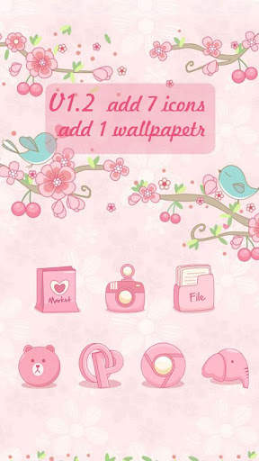 Love Petal GO Launcher Theme screenshot 7