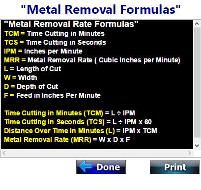 Machinist Machine Shop Formulas & Calculators screenshot 3
