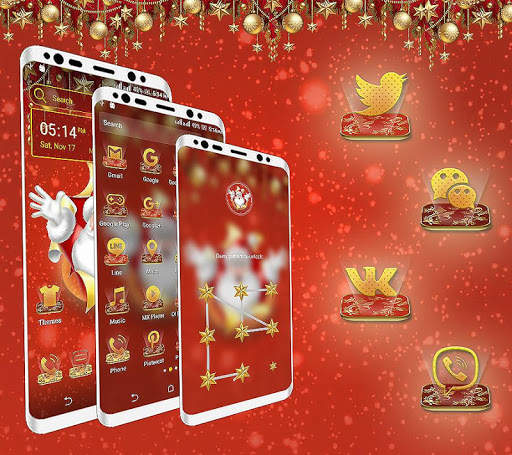 Christmas Santa Launcher Theme screenshot 4