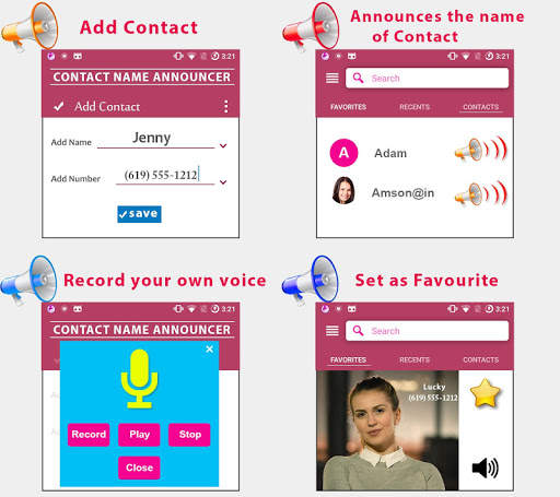 Contact Name Announcer: Phone Number Voice Tag screenshot 6