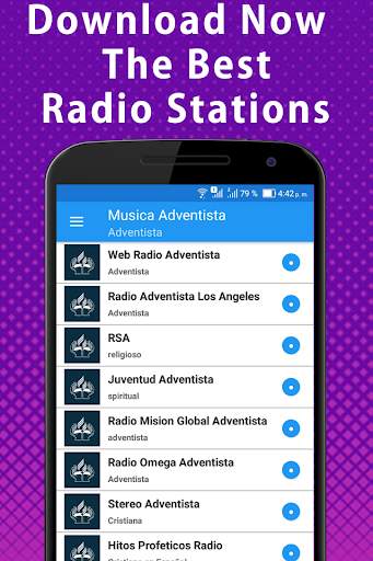 Adventist Music: Adventist World Radio Stations 3 تصوير الشاشة