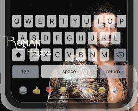 Roman Reings Keyboard Theme screenshot 2