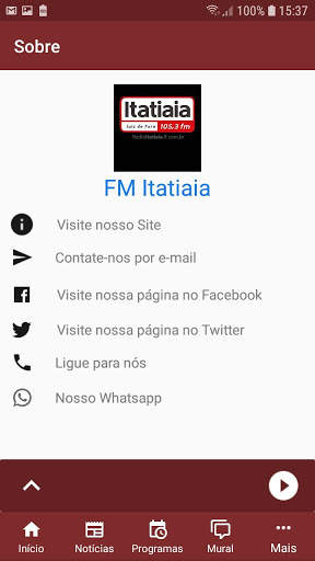 Rádio Itatiaia JF screenshot 4